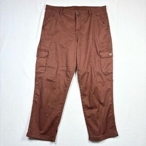 Kuhl Splash Cargo Pants Brown Women’s 14 Reg Hiking Outdoors Utility
